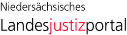 Logo des Landesjustizportals Niedersachsen mit Link zu dessen Startseite