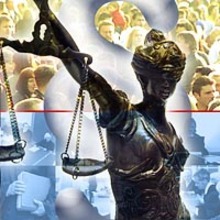 Schmuckbild Justitia mit Link auf Artikel Zuständigkeit